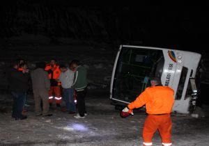 Maça gelirken kaza geçirdiler